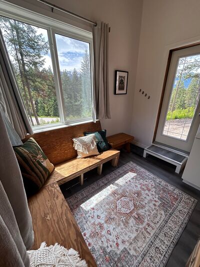 Entry and living area