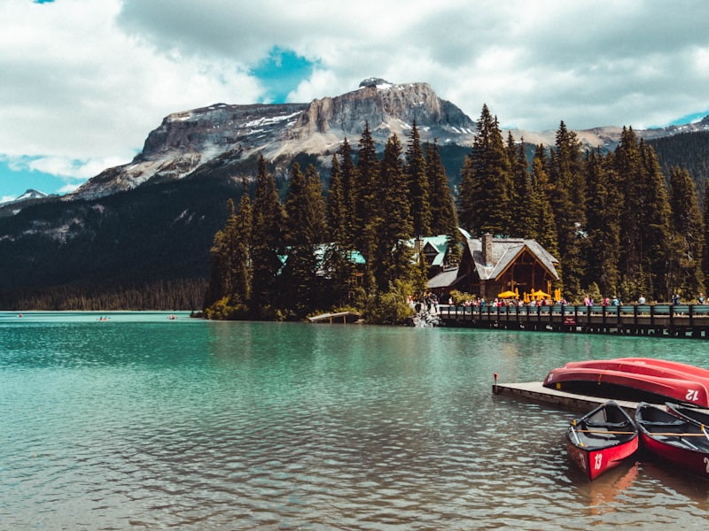 Emerald Lake in Yoho National Park near Golden BC